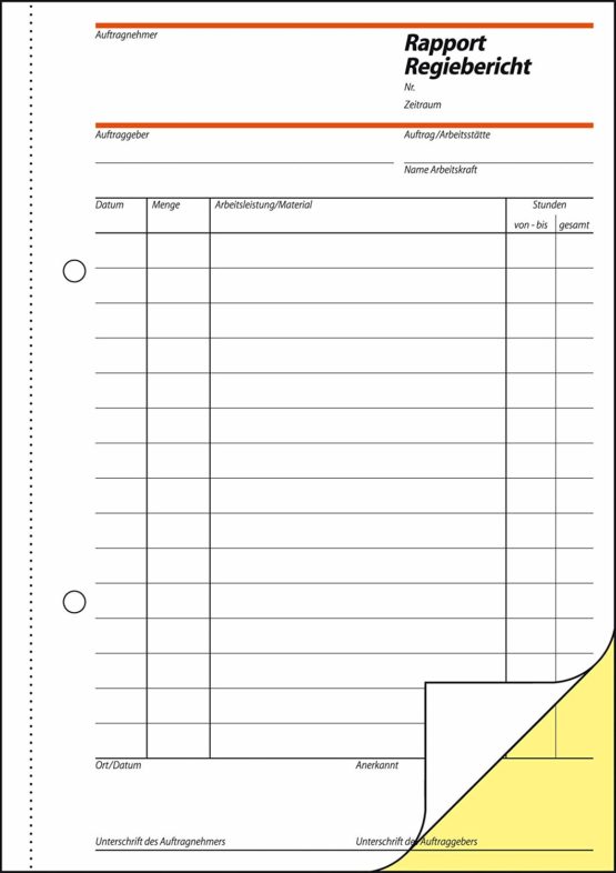 Sigel SD027 Rapport Director's Report A5 2x40 Sheets Carbonless Qty: 1 5 Items 5 Piece - Image 2