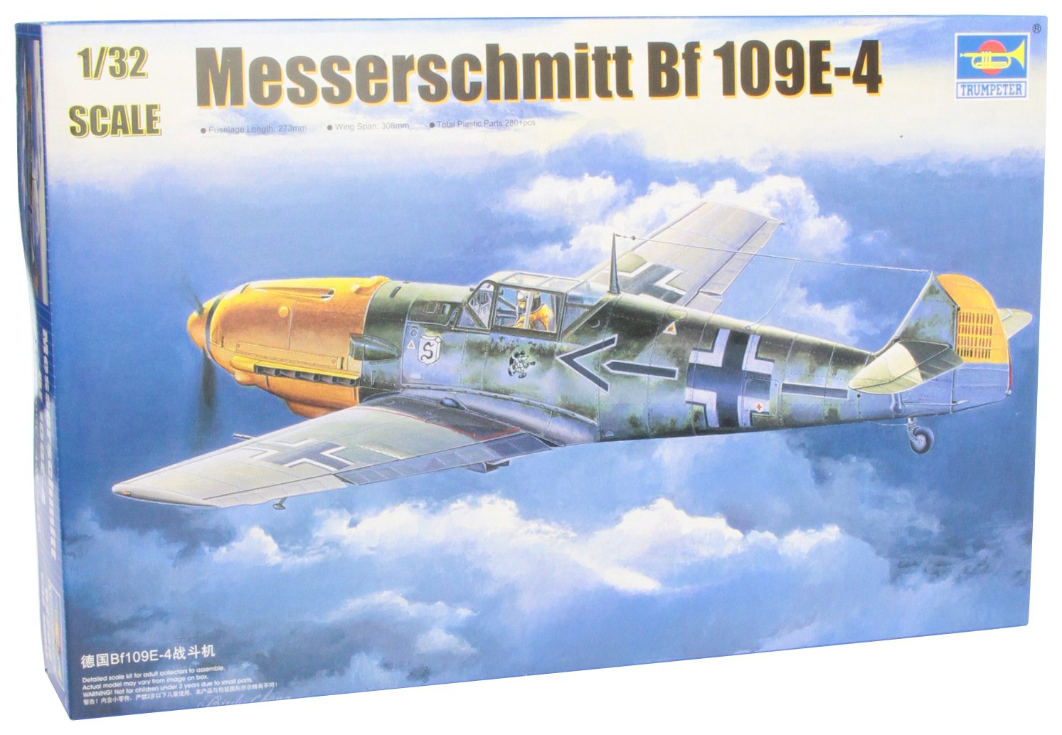 Trumpeter 1: 32 - Messerschmitt Bf 109E-4, Various, medio