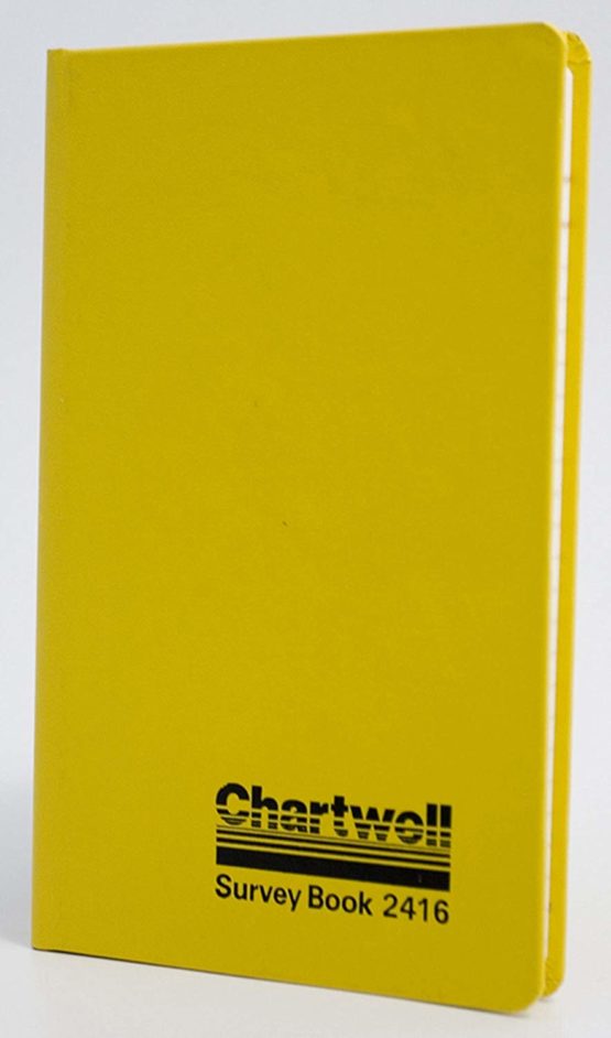 Exacompta Chartwell Level Survey Book, 192x120mm, Yellow