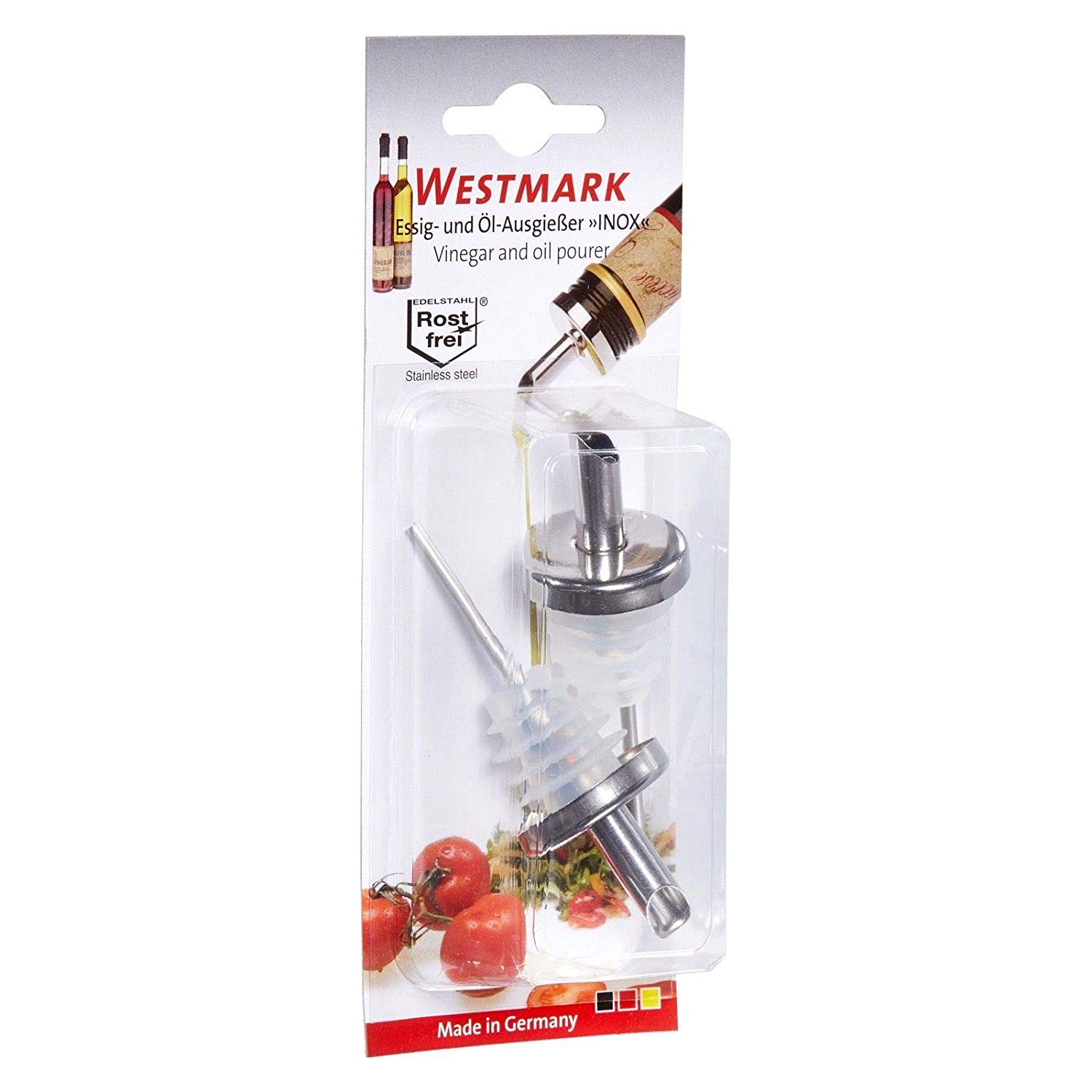 Westmark "Oil-Special Stainless Steel Pourers, Silver, 2-Piece, 1000 ml - Image 3