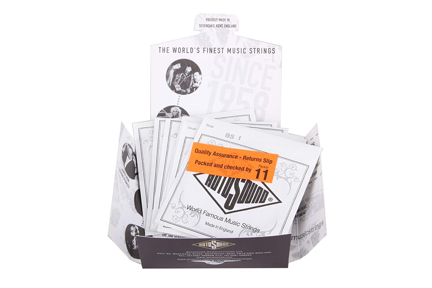 Rotosound CL4 Black and Silver Classical Set, Schwarz,Silber - Image 4