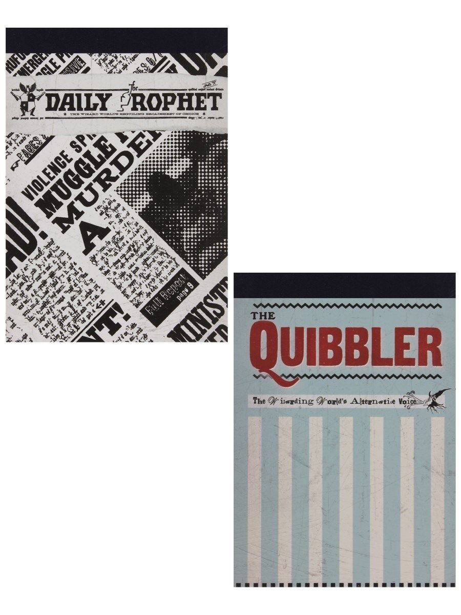 Pyramid International A6 Harry Potter "The Quibbler & Daily Prophet" Notebook - Image 3