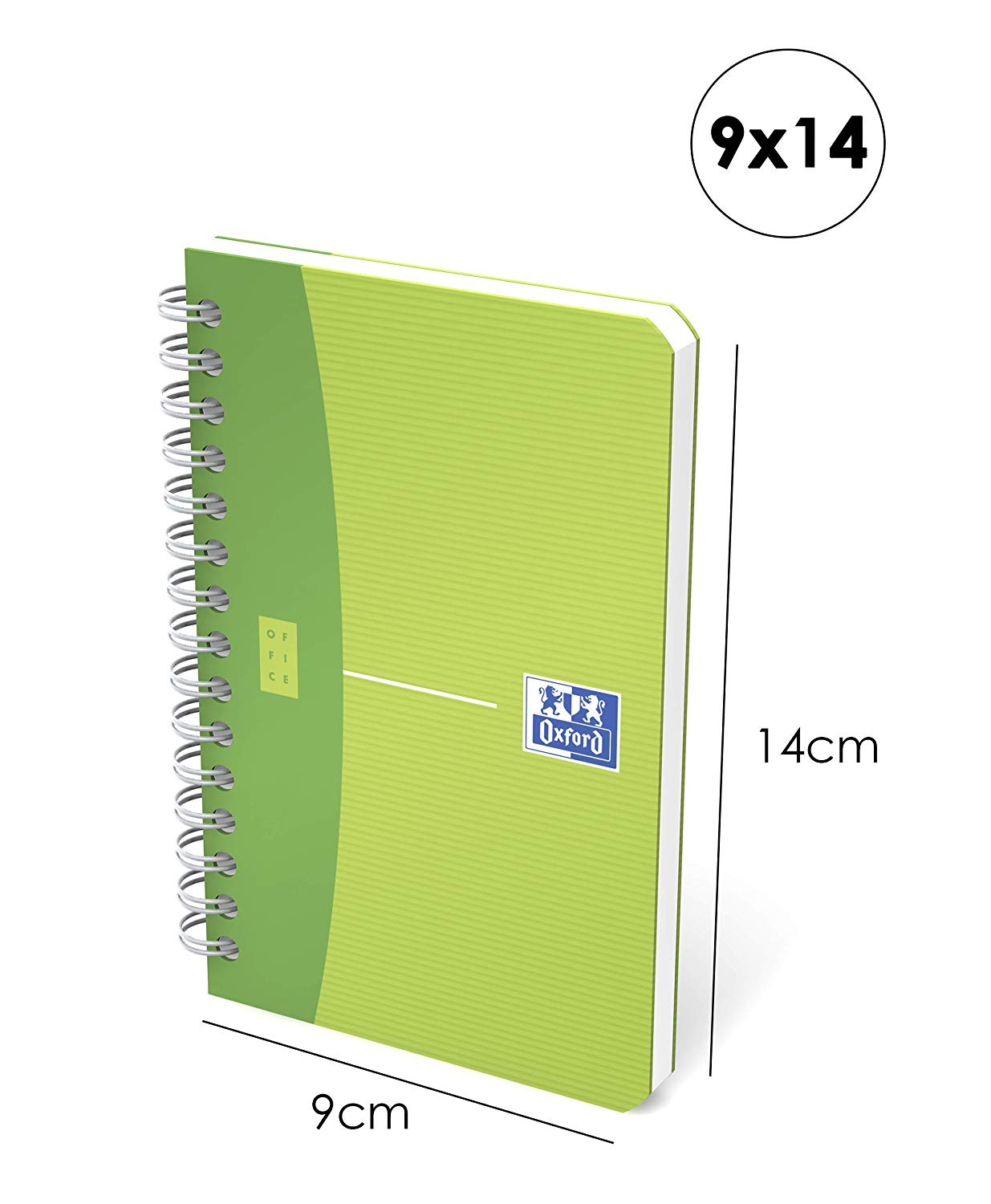 Oxford My Colours Set of 5 Spiral Bound Polypropylene Notebooks Petits Carreaux Assorted Colours, Random color: orange, red - Image 2