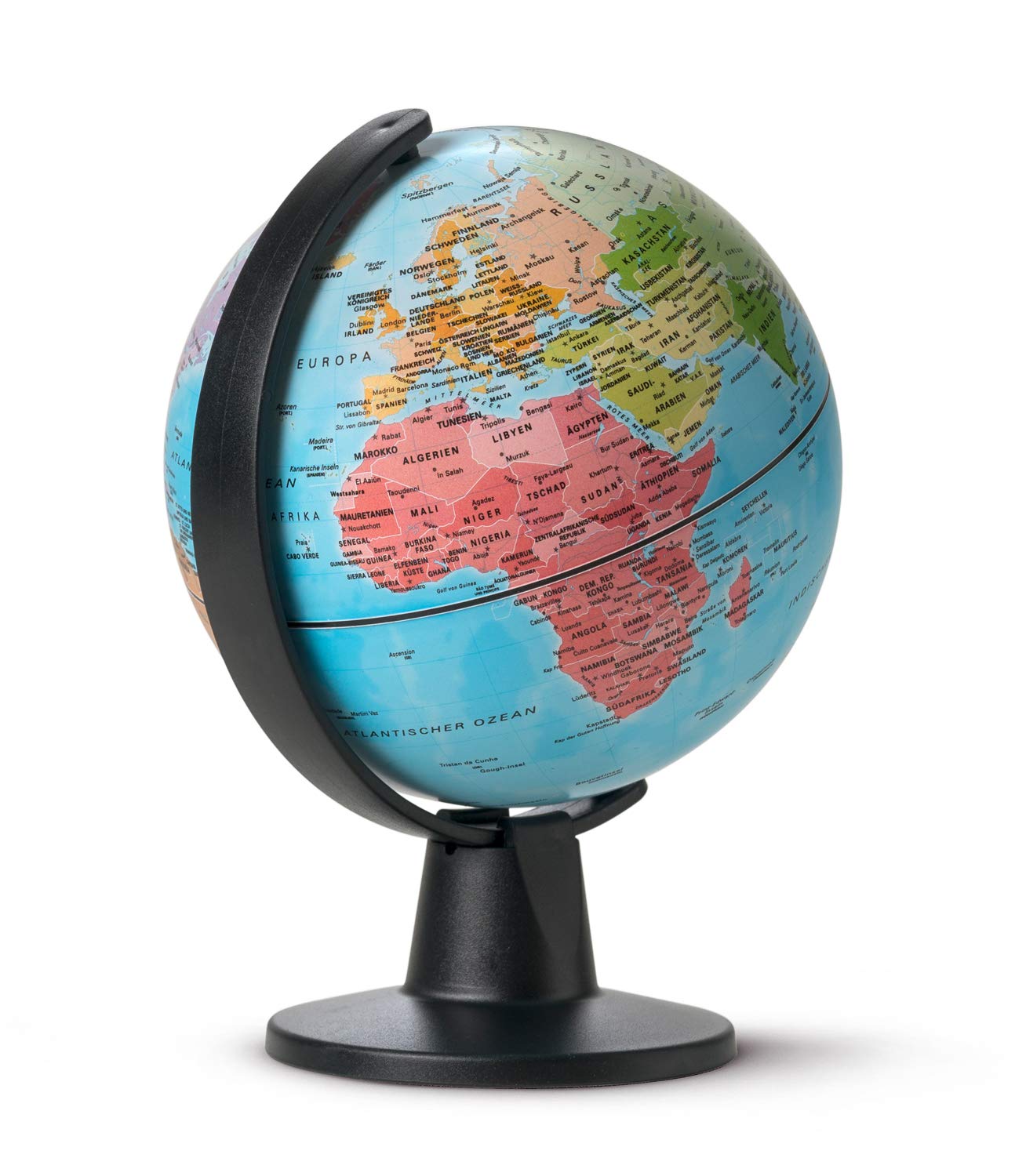 Idena 22068 - Globe with Political Map - 11 cm Diameter - Ideal for School, Multicoloured - Image 2