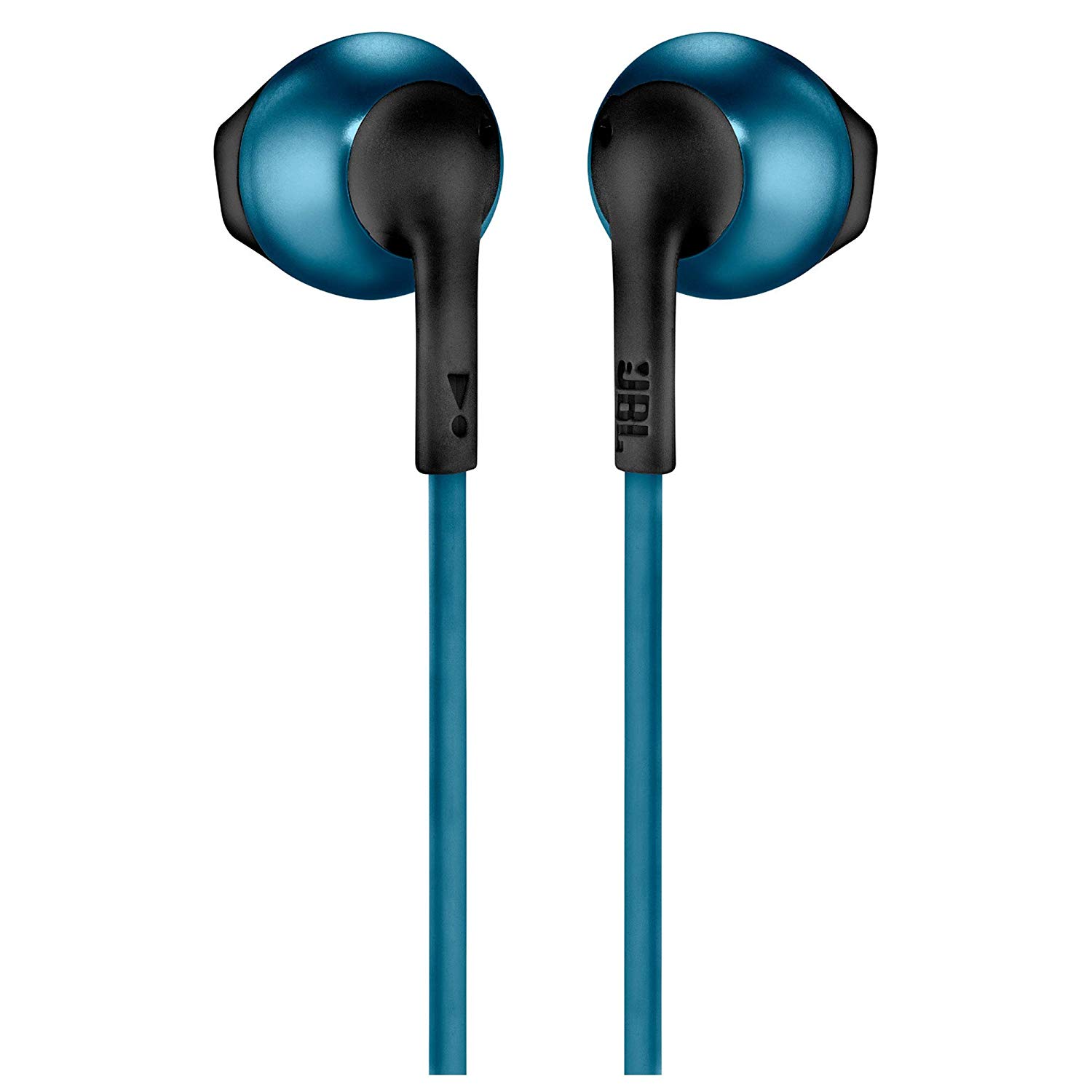 JBL Tune 205 BT Wireless In-Ear Earbud Headphones with Bluetooth, Microphone and Flat Tangle-Free Cable, Blue - Image 4