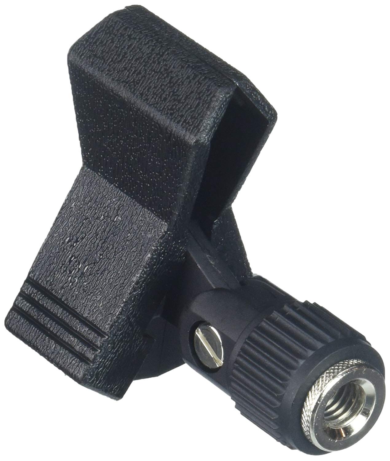 Quik Lok MP-850 Large Rubber Mic Clip for Wireless Microphones, Black - Image 2