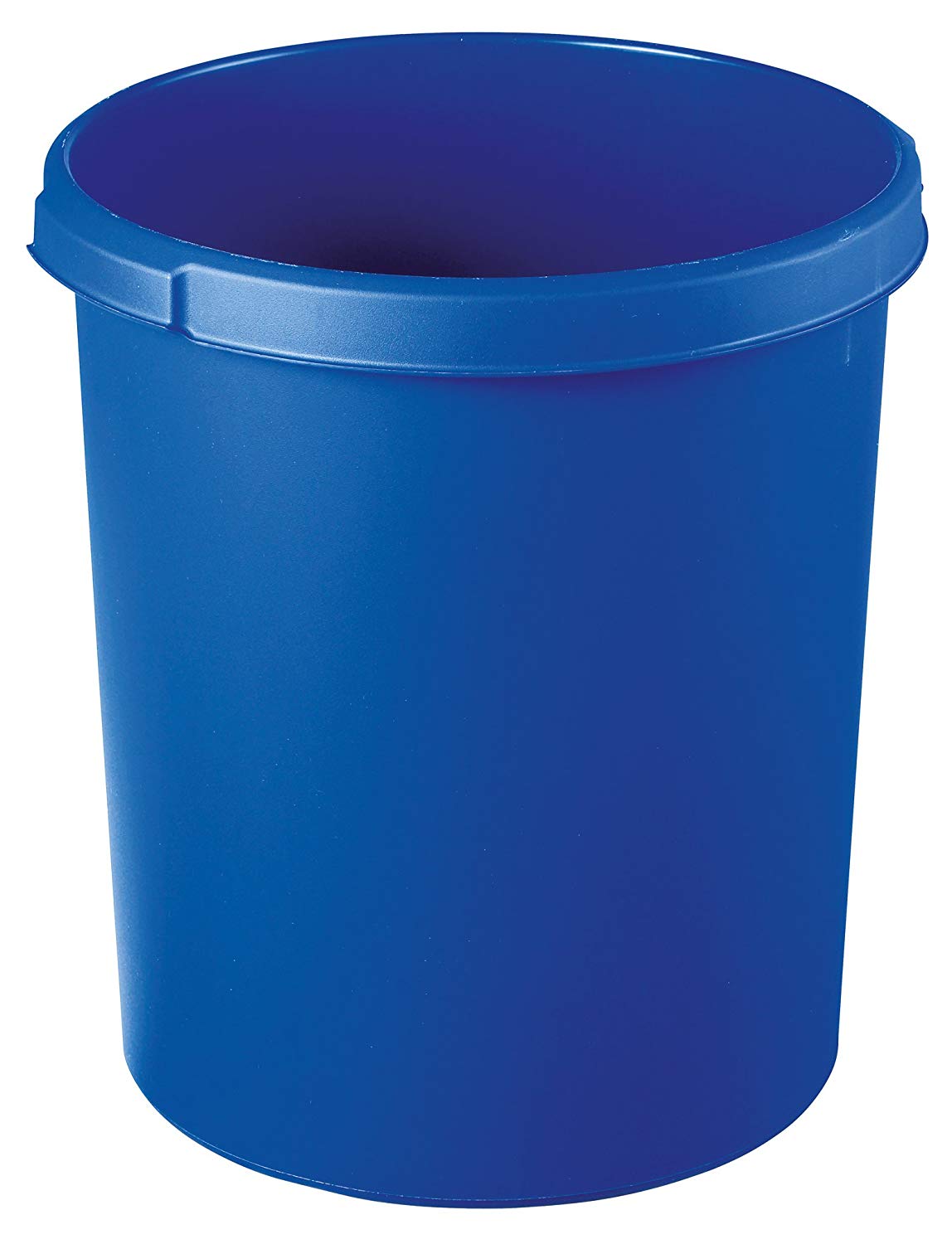 HAN 1834-14, Classic waste bin. Stylish, elegant and practical, extra stable with practical handles, 30 litres, blue