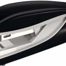 Leitz Stapler, 30 Sheet Capacity, Ergonomic Metal Body, Includes Staples, Flat Clinch, NeXXt Range, 55050095 - Black