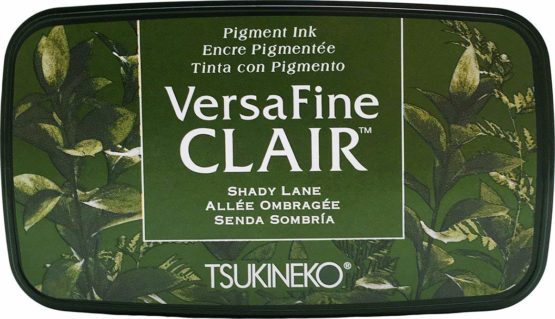 Tsukineko VF-CLA-552 Shady Lane Versafine Clair Ink Pad, Synthetic Material, Green, 5.6 x 9.7 x 2.3 cm