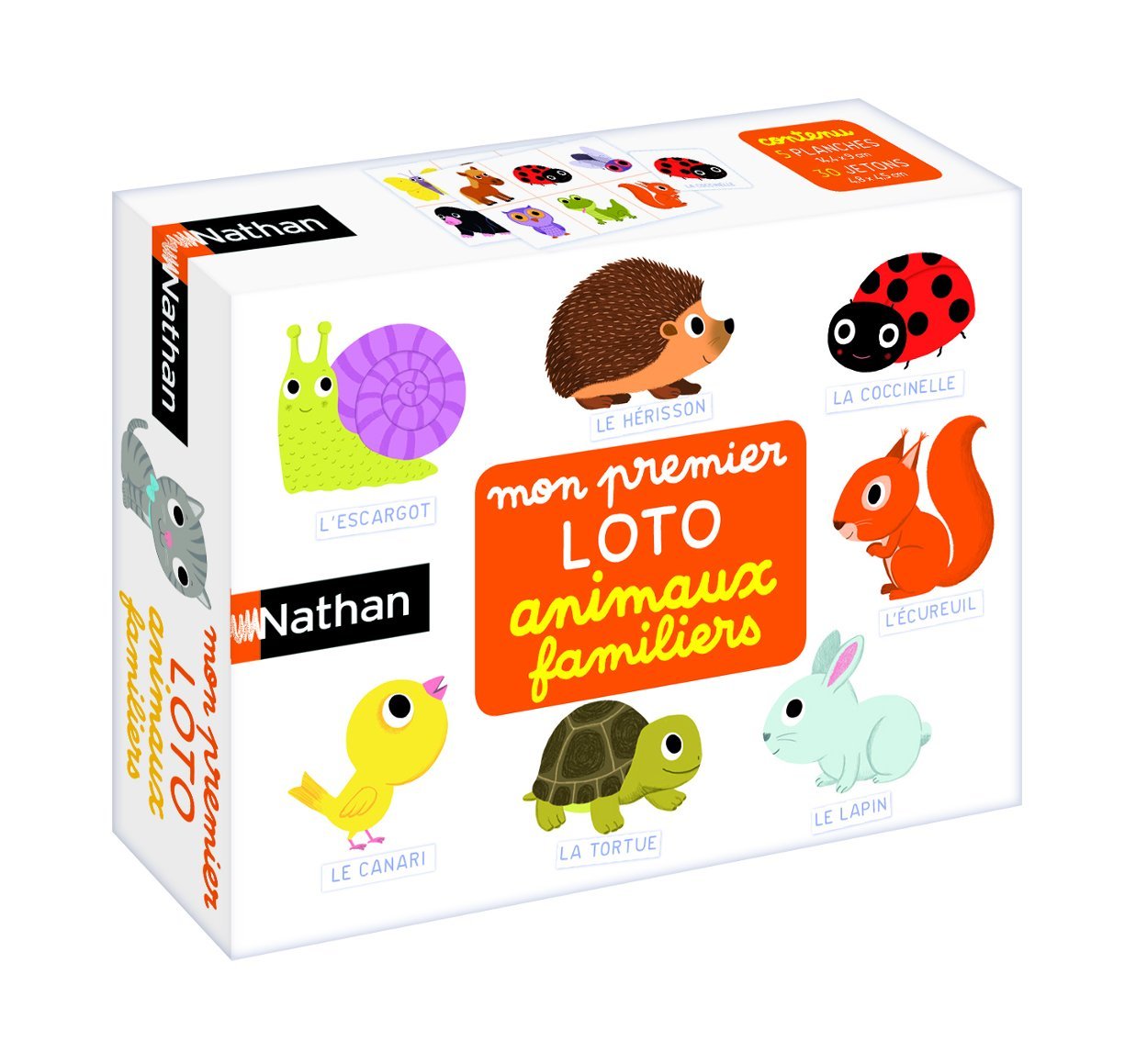 Nathan - My First Loto, Multicolored, 18.5 cm x 13.3 cm x 4.2 cm - Image 2