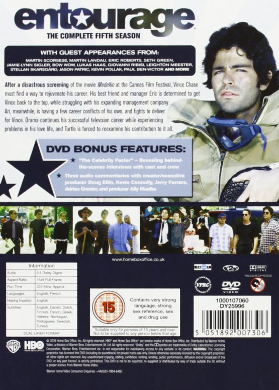 Entourage: Season 5 [DVD] [2009] - Image 2
