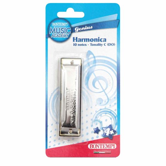 Bontempi 30 1020 10 Notes Metal Harmonica, Multi-Color - Image 3