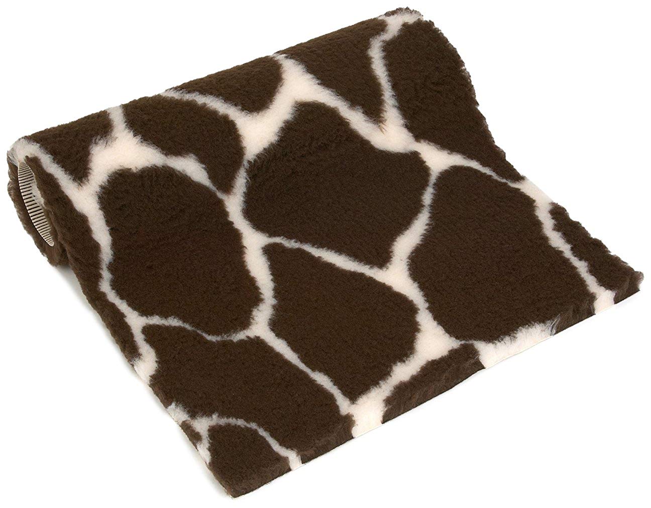 Petlife Non-Slip Vetbed for Dog/ Cat, 26 x 20-inch, Giraffe Print, Brown with Cream, 66X51Cm(26X20")