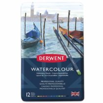 Derwent Watercolour Pencils, Painting & Drawing, Set Of 12, Ideal For Blending & Layering, Professional Quality, 32881