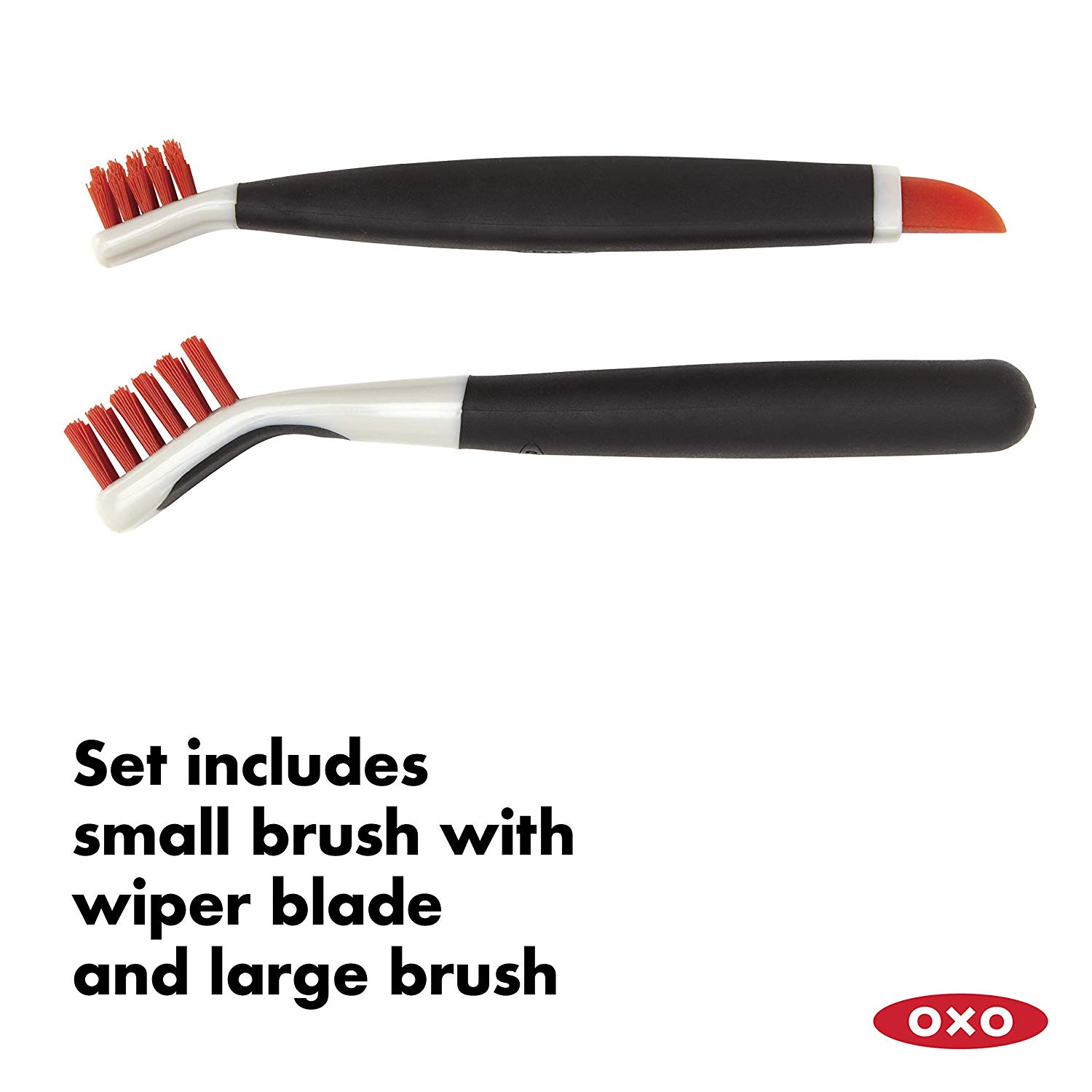 OXO 1285700 Good Grips Deep Clean Brush Set - Orange, White - Image 4