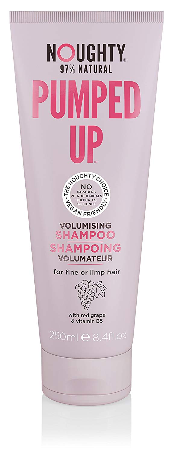 Noughty 97% Natural, Pumped Up Volumizing Shampoo, Sulphate Free Vegan Haircare
