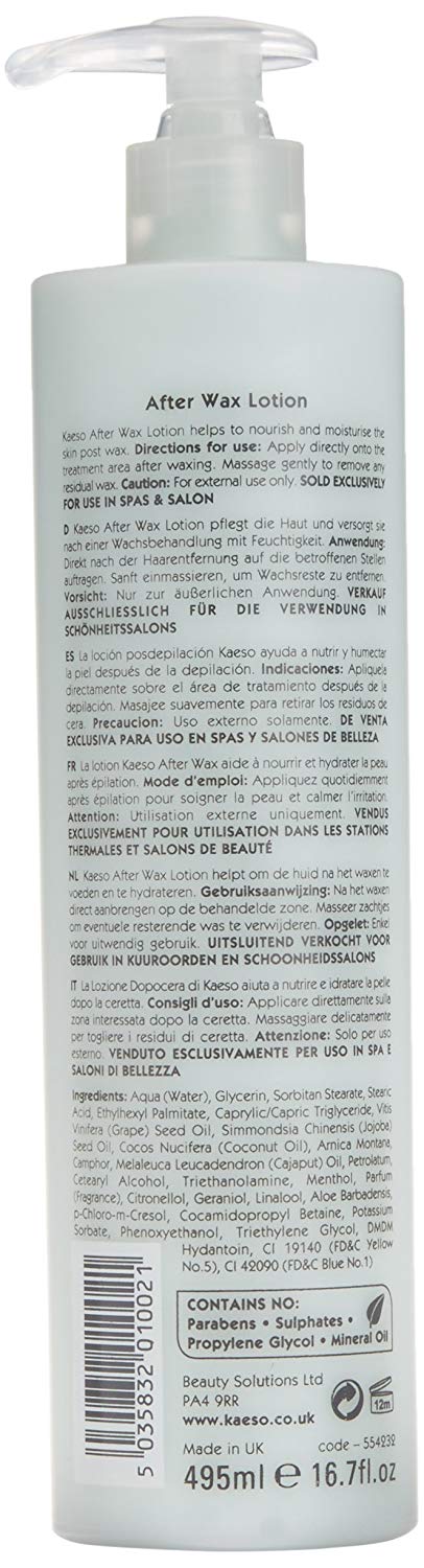 Kaeso Wax Care Relieve & Soothe After Wax Lotion - 495 ml, 495 ml (Pack of 1) - Image 2