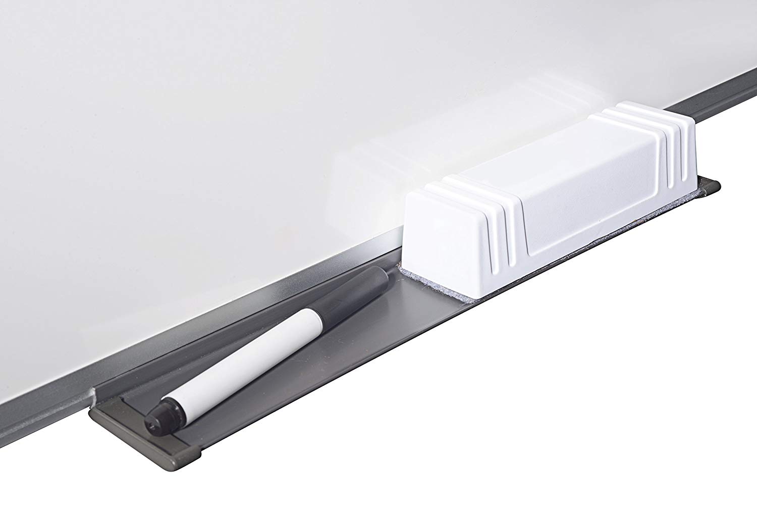 Bi-Office Whiteboard Maya, Melamine, Aluminium Frame, 150 x 100 cm, W150 x H150 cm - Image 3
