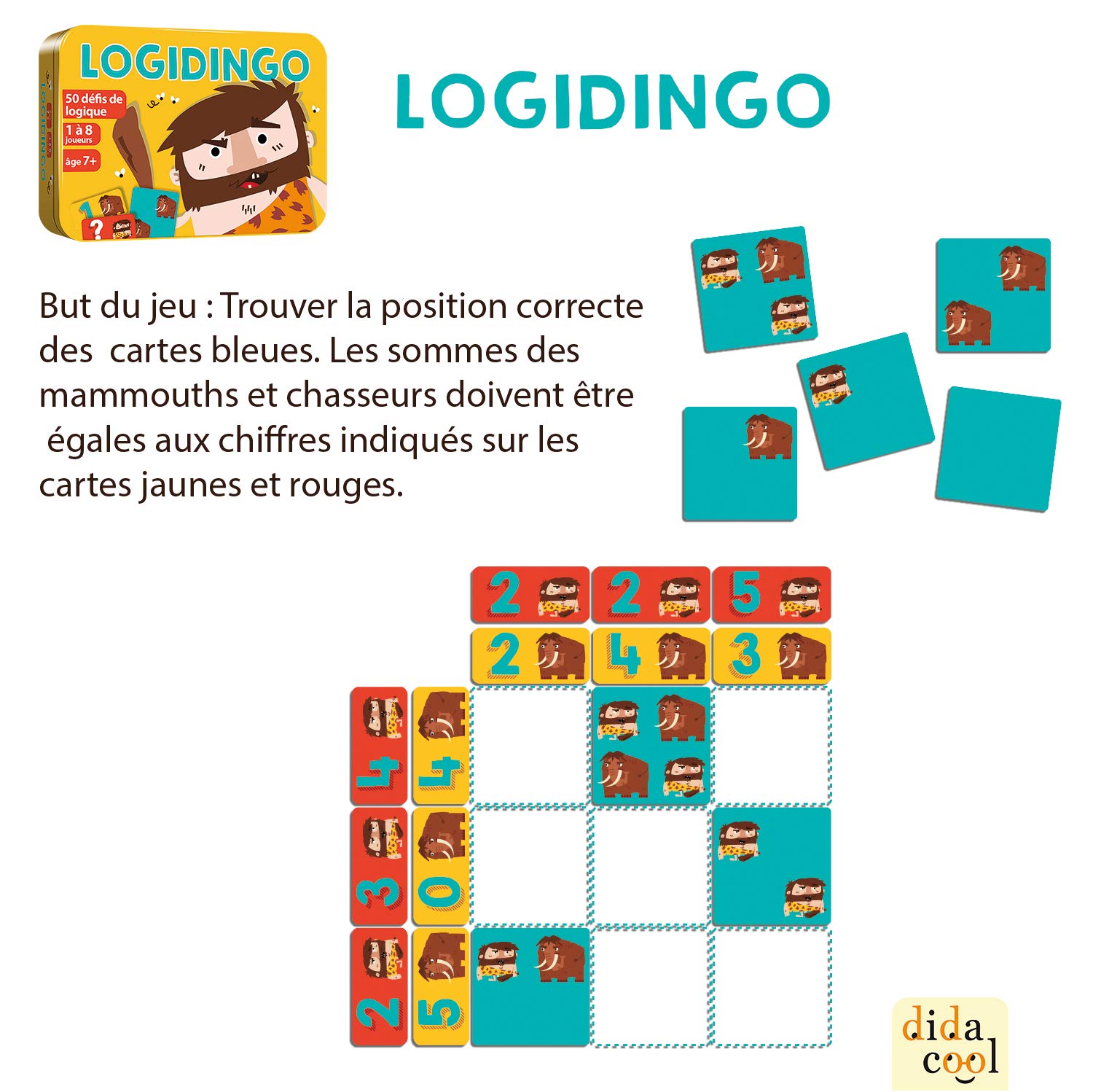 Aritma logidingo-50 Logic Challenges, Yellow, Petit - Image 4