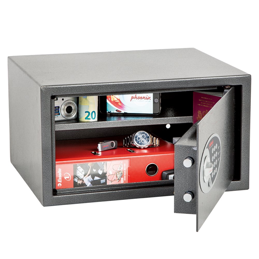 Phoenix Safe Company, SS0803E Vela Home & Office Security Safe, Twin Locking Bolts, Electronic Locking - Image 3