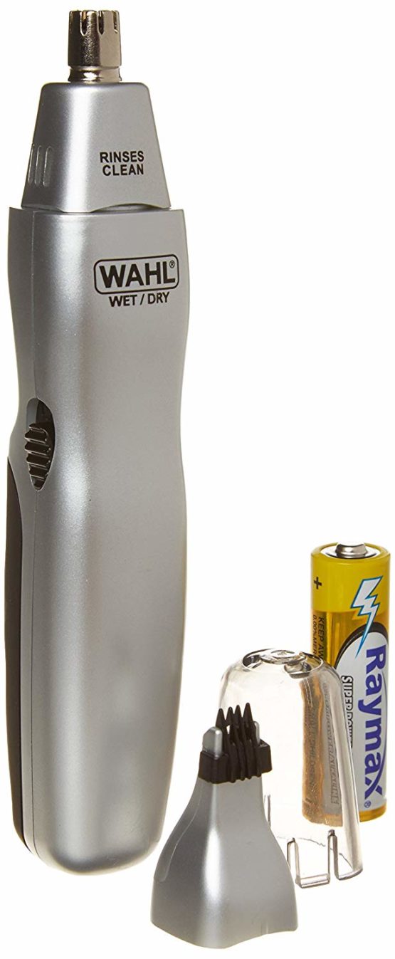 Wahl 2-In-1 Personal Trimmer, Trimmers for Men and Women, Nose Ear and Eyebrow Trimmer, Washable Heads, Trim Sideburns and Facial Hair, Peach Fuzz Trimming, Cordless - Image 3