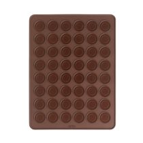 Lékué 40 x 30 mm Macaron Mat, Brown