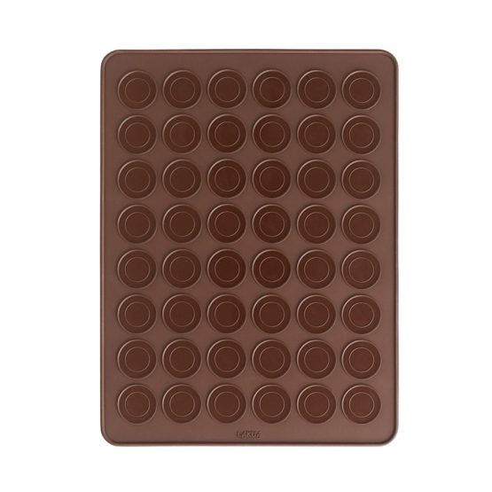 Lékué 40 x 30 mm Macaron Mat, Brown
