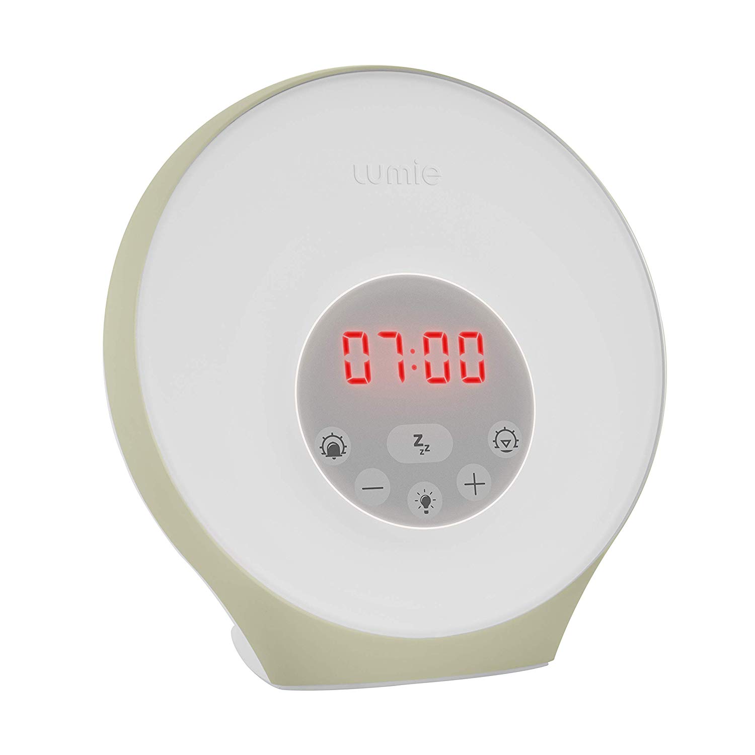 Lumie Sunrise Alarm - Sunrise Wake-up Alarm, Sunset Sleep Feature, Sounds and Mood Lighting, White, 9 x 17 x 18 cm - Image 3