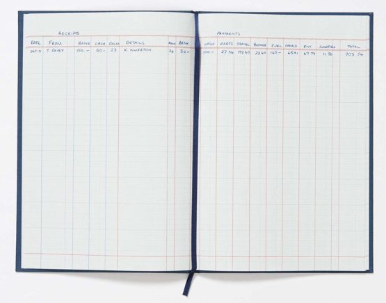 Exacompta Guildhall Account Book, 298 x 203 mm, 2 Debit and 10 Credit Columns, 80 Pages - Image 2