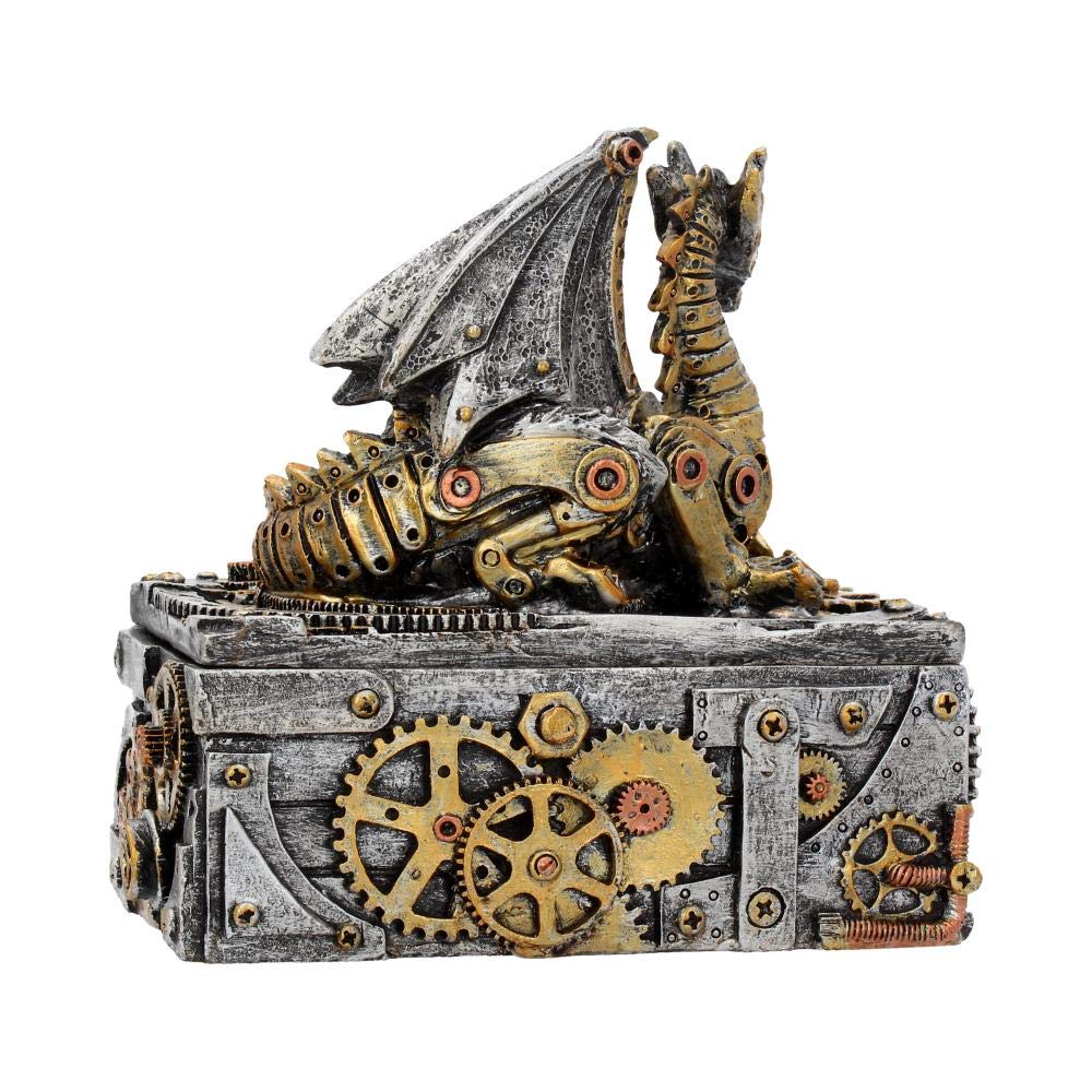 Nemesis Now U3821K8 Secrets of the Machine Box 19.5cm Silver, 18.5cm - Image 4