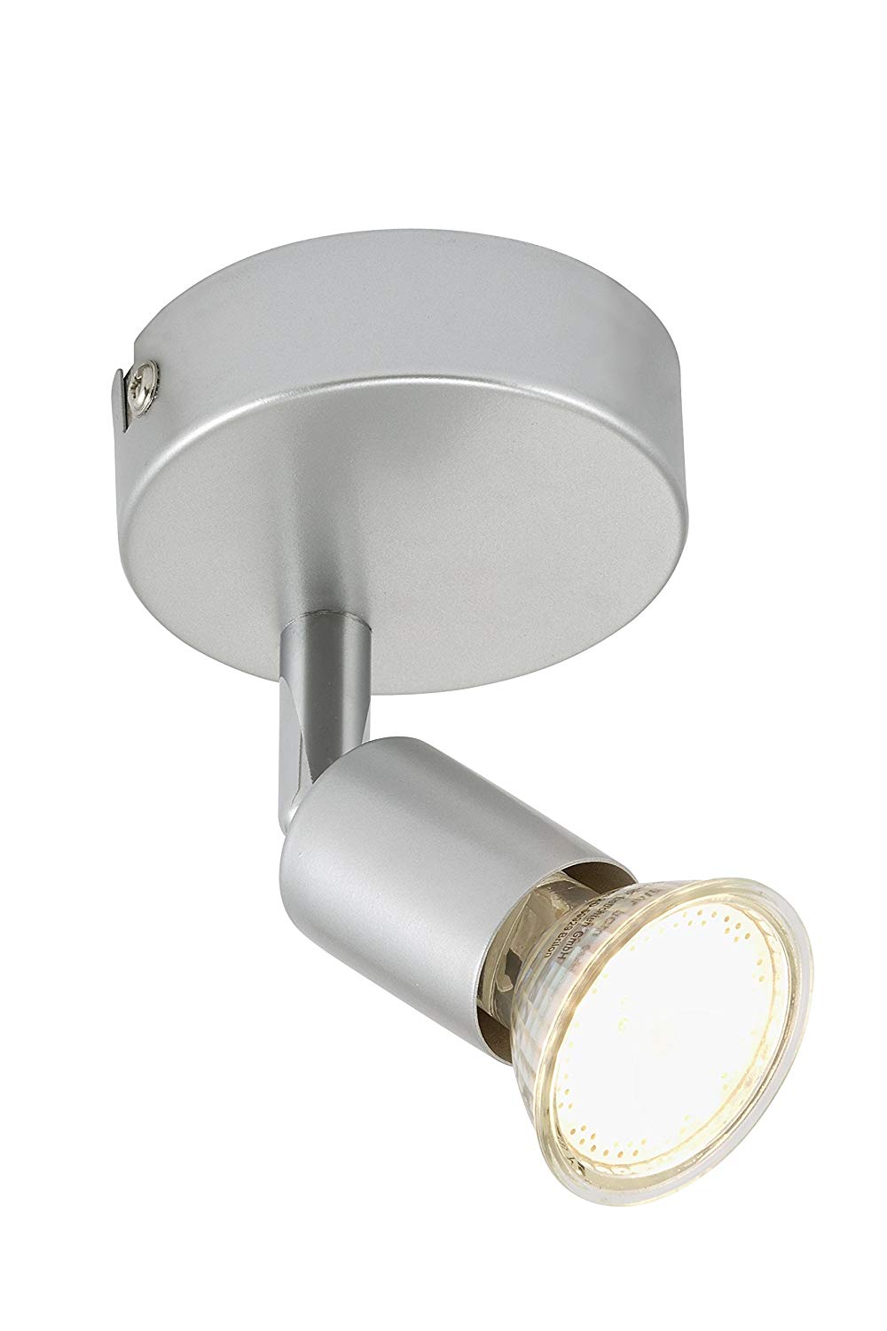 BRILONER LED Wall Fixture/Lamp/Ceiling Light/Spotlight, Metal, Titan, GU10, 3 W, 8 x 8 x 8 cm