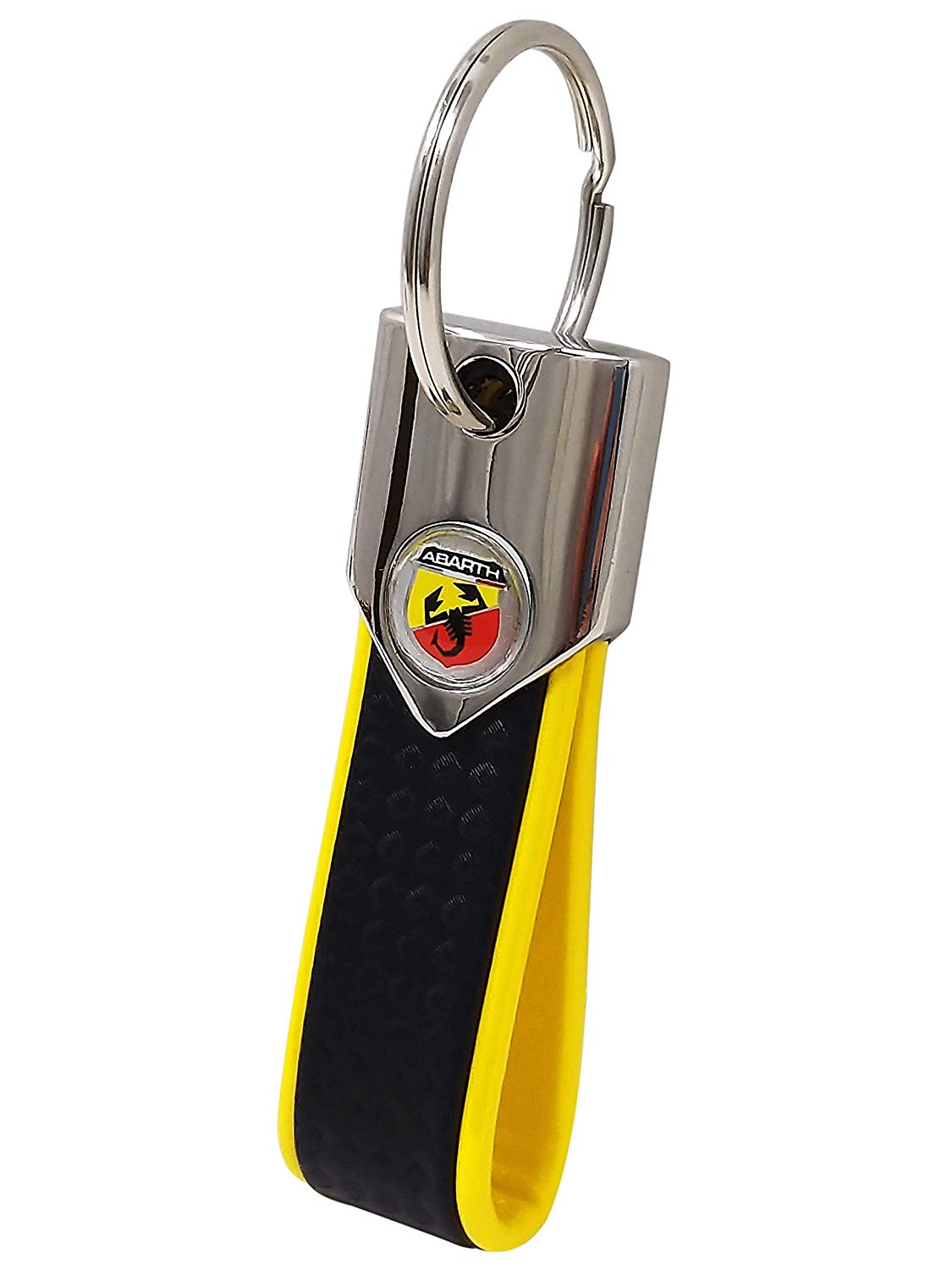 Official Key Ring, Yellow Carbon