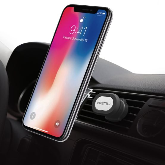 Kenu Airframe, Magnetic Car Phone Holder, (360 Degree Pivot), (Fits All Smartphones), (Secure Mount) Rotatable Air Vent Mobile Phone Cradle - Black - Image 2
