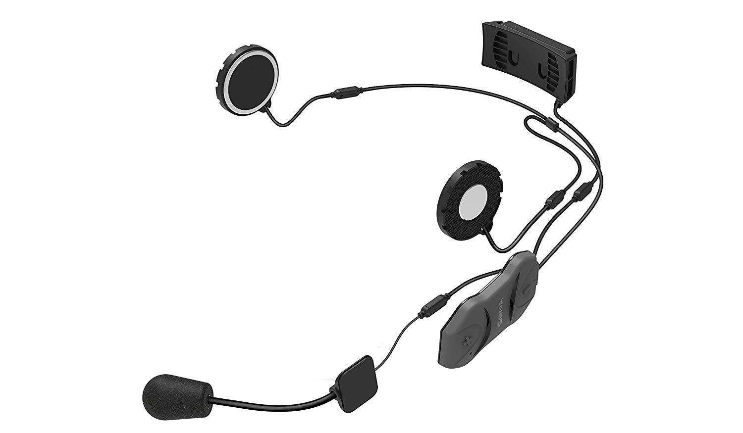 Sena 10R-01 10R Low Profile Motorcycle Bluetooth Communication System, Handlebar-Remote not contained, Black, universal - Image 2