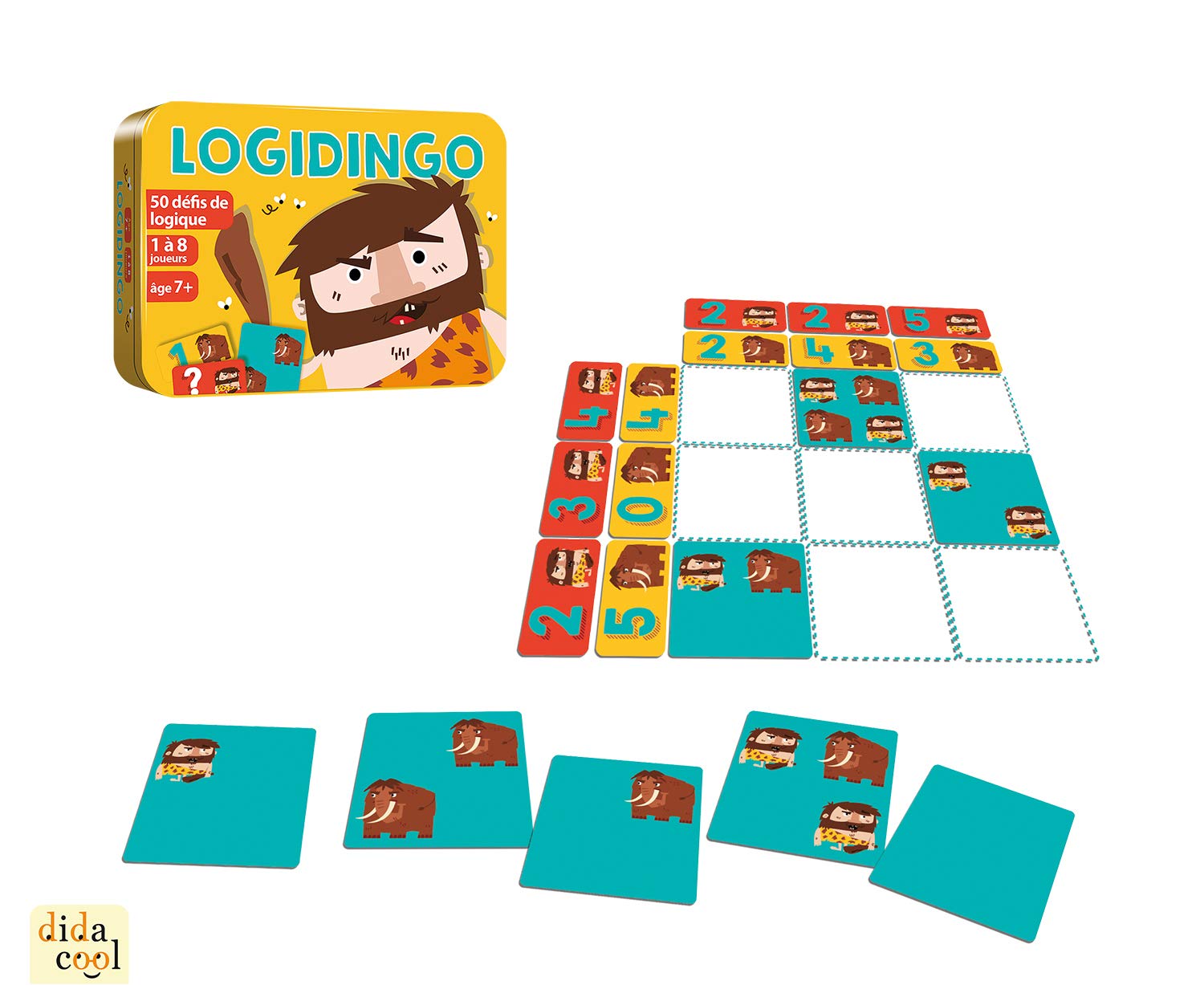 Aritma logidingo-50 Logic Challenges, Yellow, Petit - Image 3