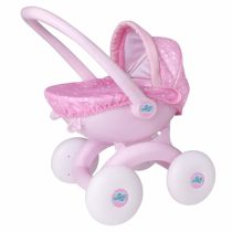 Dream Creations 4 in 1 My First Pram 4 Interchangeable Modes Dolls Pram, Pushchair, Carry Cot, Travel Seat | Pushchair & Pram Toys For Kids Boys & Girls Ages 18 Months+