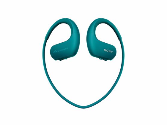Sony NW-WS413 Waterproof All-in-One MP3 Player, 4 GB - Veridian Blue