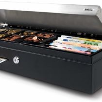 Safescan SD-4617S Flip Top Cash Drawer with 4 Banknote Tray