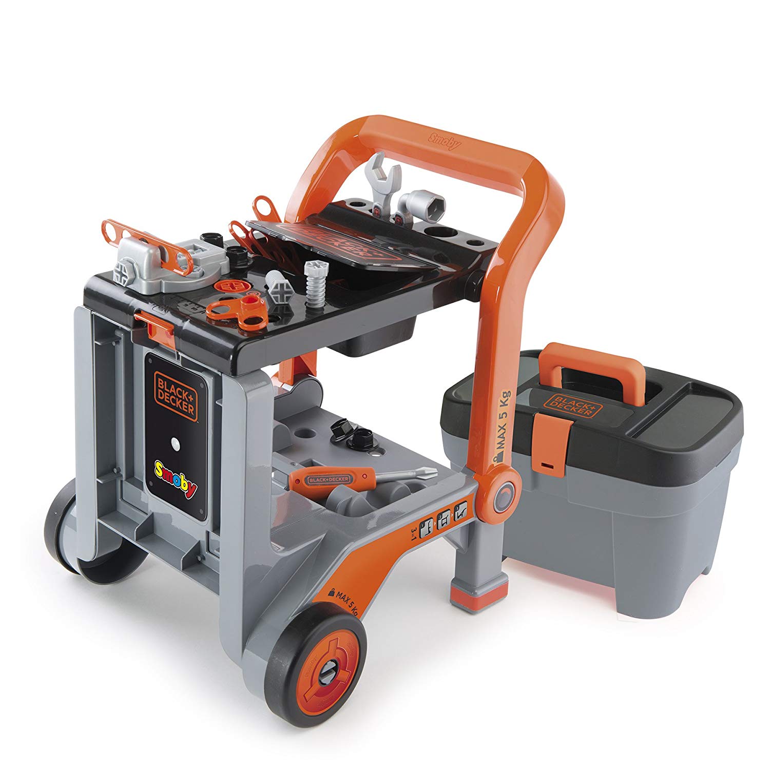 Black & Decker Kids Workbench, Orange, Large
