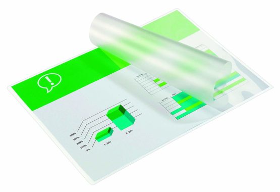GBC Document Laminating Pouches A3 2 x 37.5 Micron Gloss - Pack of 200 - Image 2