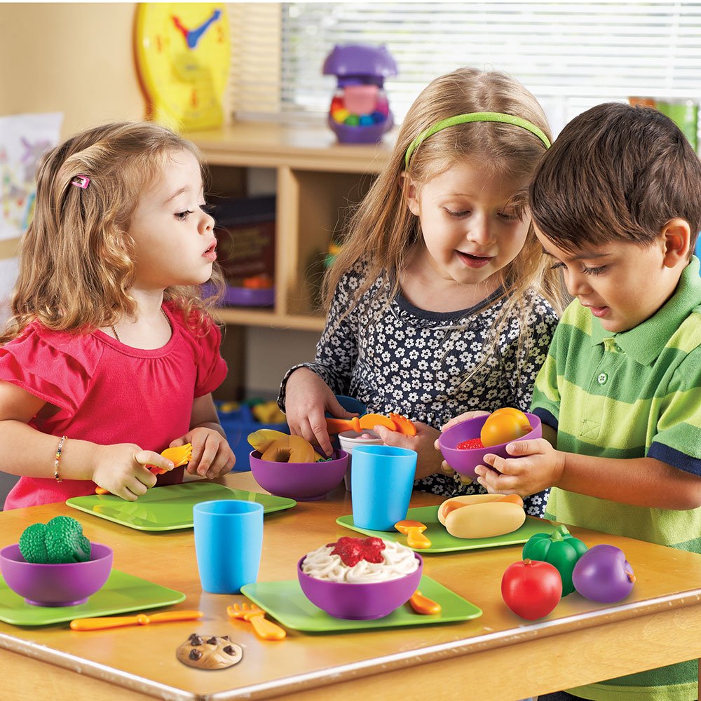 Learning Resources New Sprouts Classroom Kitchen Set, (LER9262), Multi-color, child-size - Image 2