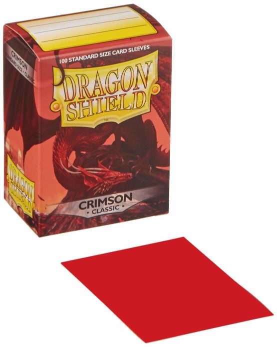 Dragon Shield - Classic Standard Size Sleeves 100Pk - Crimson, ART10021