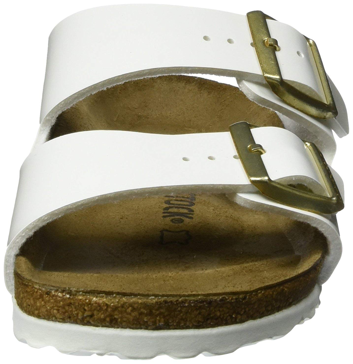 Birkenstock Arizona, Unisex Adults’ Sandals, White (White Patent/White), 3.5 UK (36 EU) - Image 2