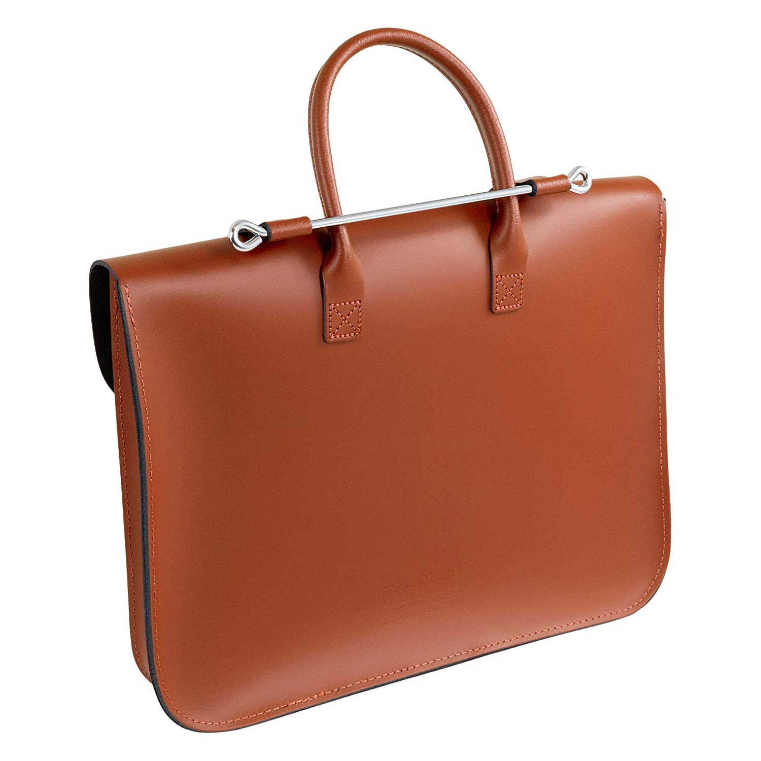 Oxford Traditional Leather MC1-LT London Tan Music Case, Brown - Image 2