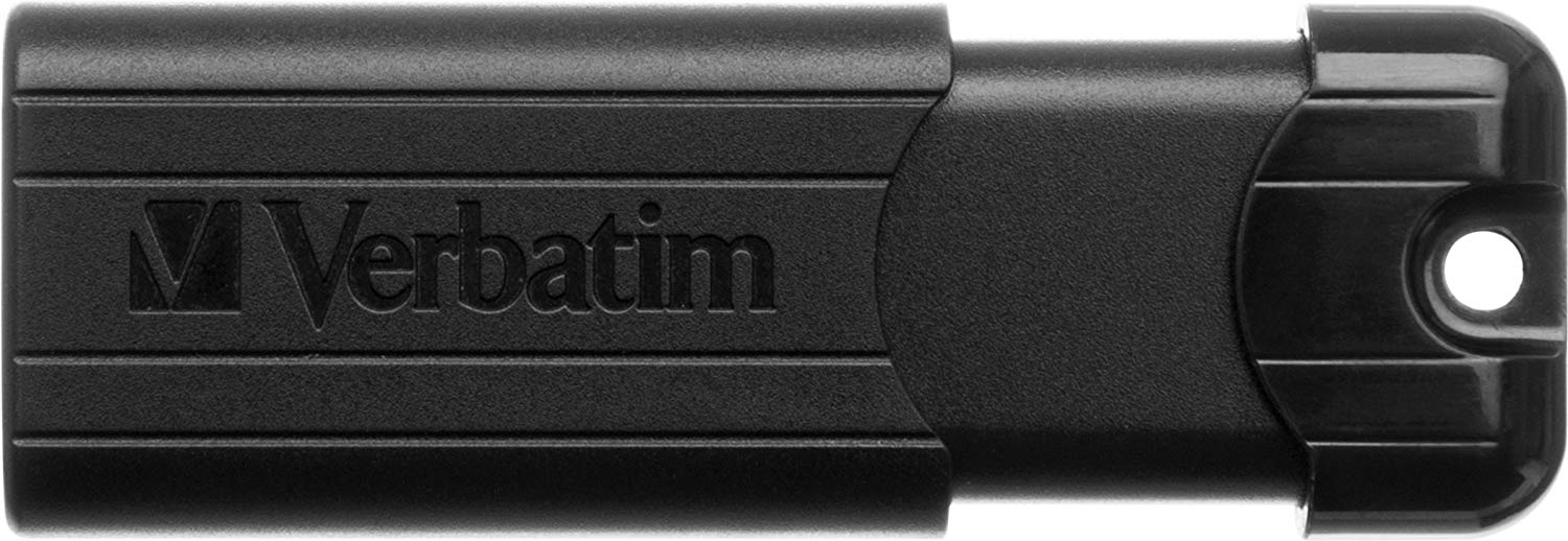 Verbatim 49318 64GB Store'n'Go Pinstripe USB 3.0 Flash Drive, Black - Image 4