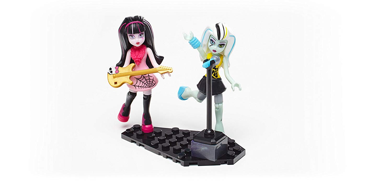 Mega Bloks Monster High Glam Ghoul Band Building Kit, Black, 11.5 inches (W) x 14 inches (L) x 2 inches (H) - Image 4