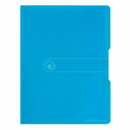 Herlitz A4 Display Book 20 Pockets Transparent Blue