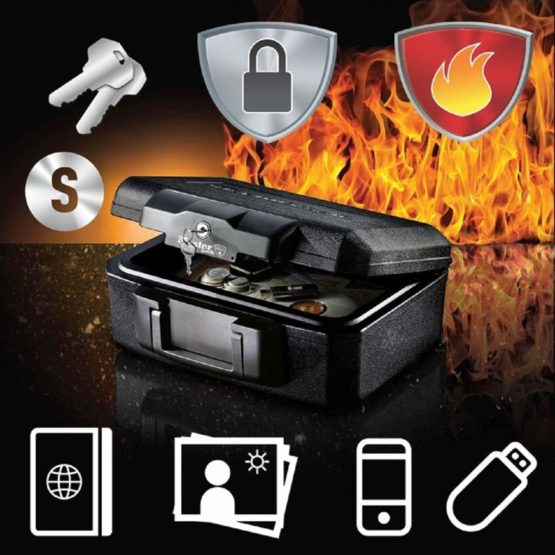 MASTER LOCK Fireproof Security Safe [Fire resistant] [Small] - L1200 - For ID papers, Pictures, Small Electronics, Storage Devices - Image 3