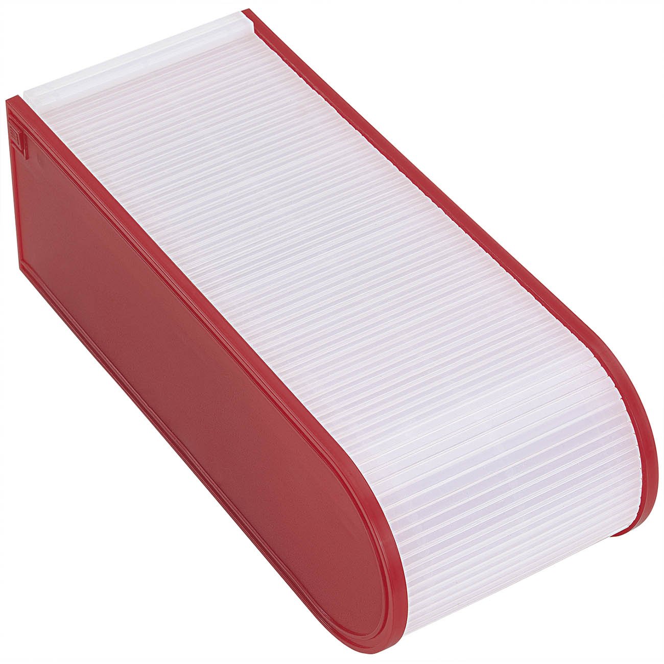 Wedo A8 Card Index Cabinet - Red, 3.6 x 8.5 x 2.9 inches - Image 2