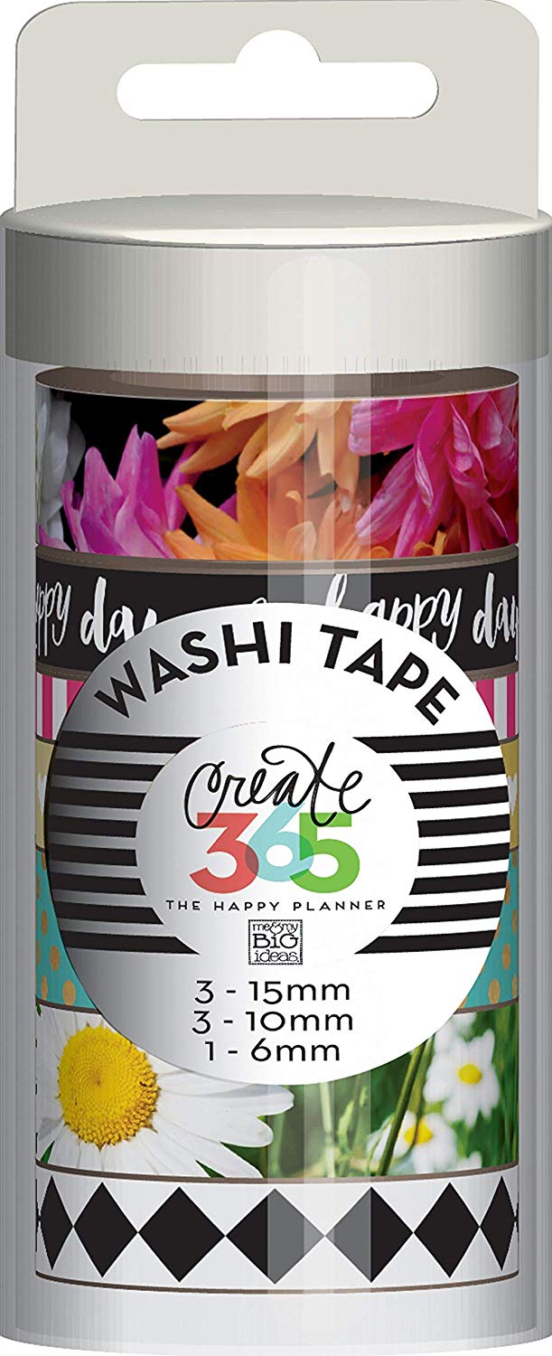 Me and My Big Ideas Create 365 Washi Tape -Picture Quote, Multicolor, 5.08x5.08x13.33 cm